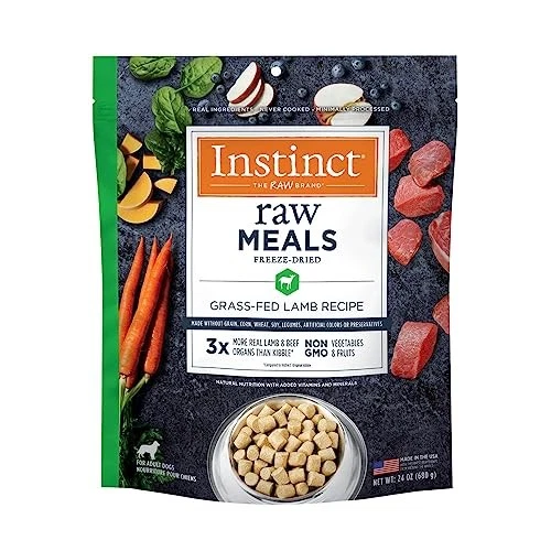 Instinct Freeze Dried Raw Dog Food 1.5lb Grain Free High Protein Natural Meals