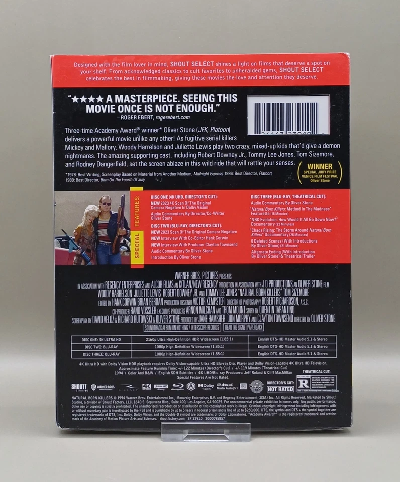 Natural Born Killers 4K UHD + Blu-ray Collector's Edition | US Import - Image 2 of 4