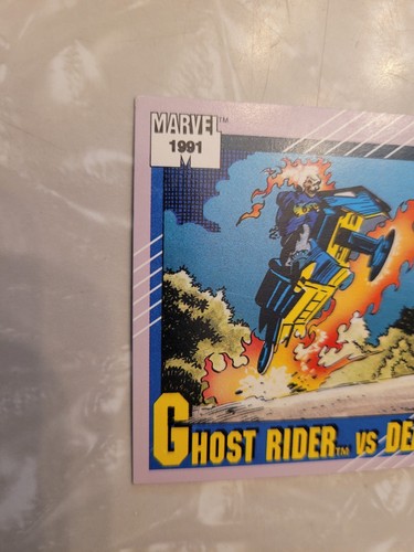 1991 Impel Marvel Universe Ghost Rider vs Deathwatch #109 - Picture 2 of 8