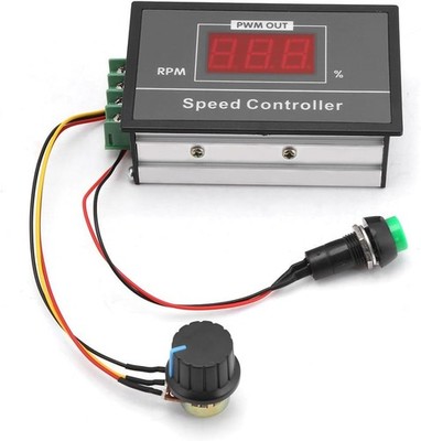 Motorregler PWM DC 6-60V 30A regelbar 12V 24V Drehzahlregler Geschwindigkeit Kfz