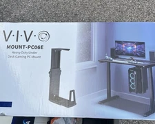 VIVO Adjustable Under Desk & Wall PC Mount | Computer Case  Holder w/ Swivel 