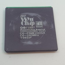 IDT WinChip C6-PSME240GA CPU - Vintage - RARE (1997)