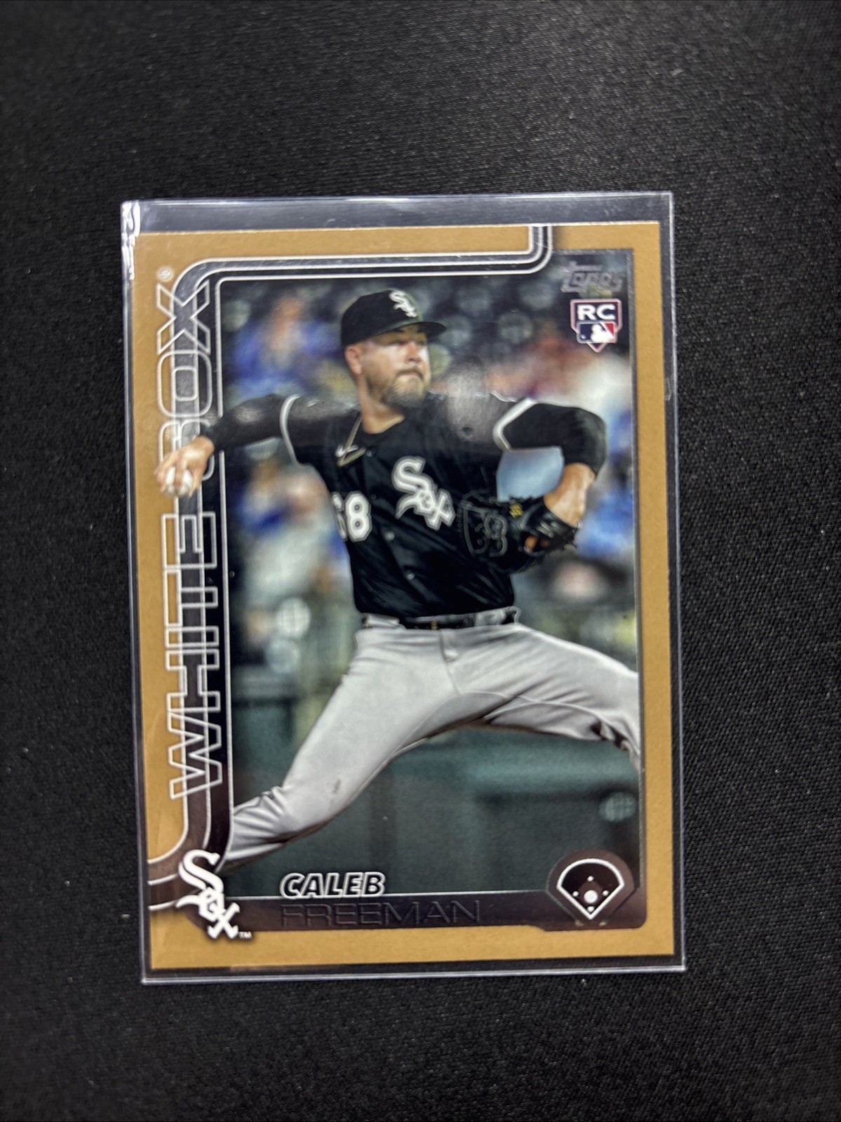 2025 Topps Update Series #US253 Caleb Freeman (RC) Gold /2025 Chicago White Sox