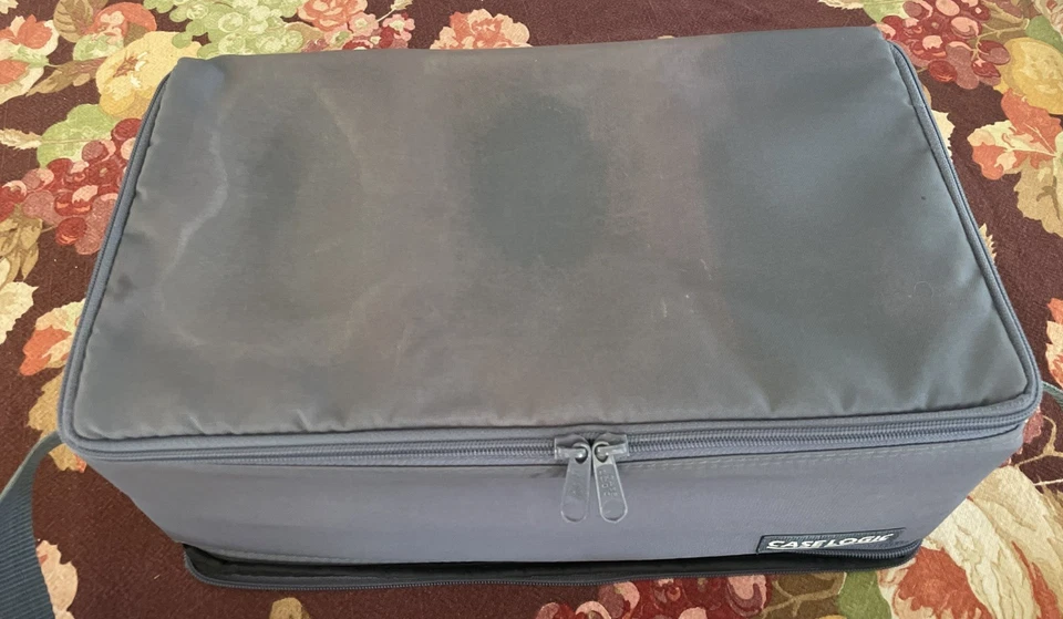 VTG Case Logic 60 Cassette Carrying Case Shoulder Strap Travel Double Sided USA - Image 4 of 4