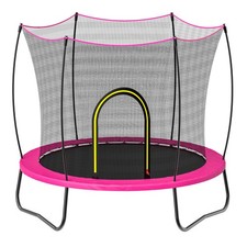 55" Trampoline w/ Safety Enclosure Net, Pink
