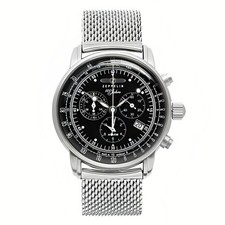 Zeppelin 100th Anniversary Chronograph Men's Watch Dome Crystal Tachymeter