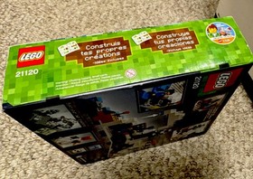 LEGO Minecraft The Snow Hideout 21120 327 Pieces Steve Creeper