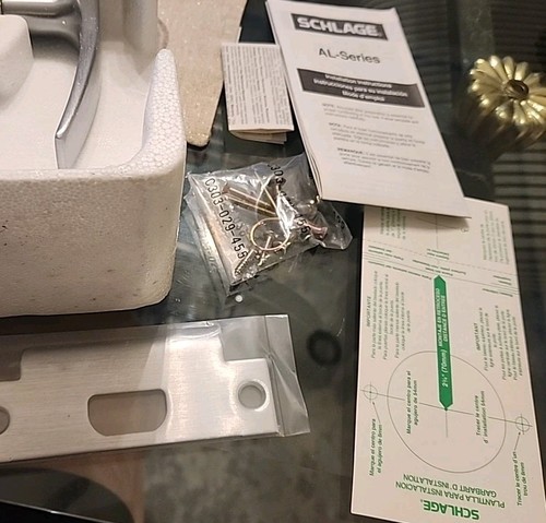 Schlage AL10S JUP 626 Passage Latch ~ Grade 2 Cylindrical Lock Lever Door ~ NOS - Picture 6 of 7