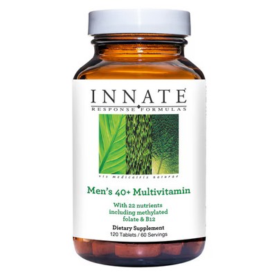 2 X Innate Response Formulas Men's 40 plus Multivitamin Iron Free -- 120 Tablets