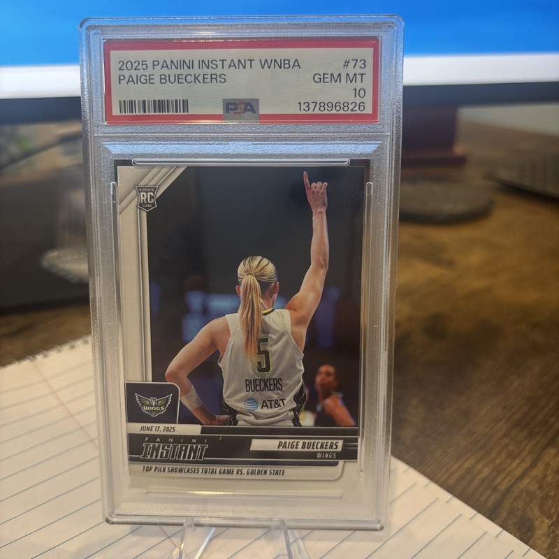 2025 Panini Instant PAIGE BUECKERS PSA 10!! 1st ON PRINT /1375 BANGER WNBA