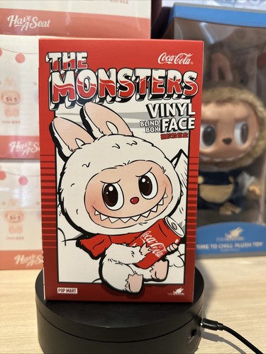 POP MART The Monsters Labubu Coca-Cola Plush Pendant Authentic Sealed BLIND BOX