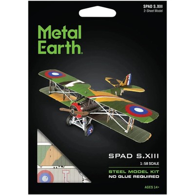 SPAD S.XIII Plane Figure Model Kit (1:58 Scale, Steel, Moderate Difficulty) - F