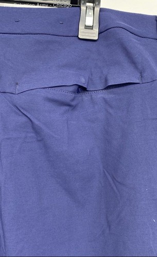 Lululemon Mens Blue Flat Front Pocket Dark Wash Classic Chino Shorts Size 38 - Picture 5 of 6