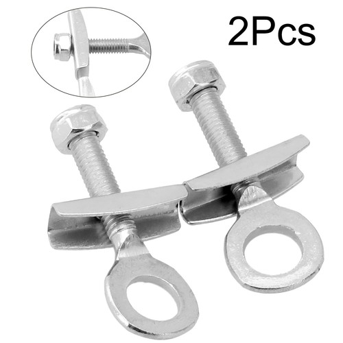 2pcs Steel Bicycle Chain Adjuster Tensioner Axle Tug Single Speed Wheel Fastener - Bild 9 von 24