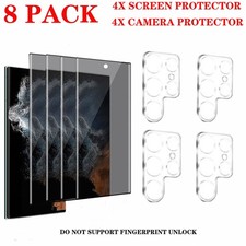 Samsung Galaxy Note20 S21 22 S23 S24 S25 Privacy Tempered Glass Screen Protector