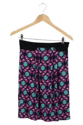 Just Cavalli Faltenrock Damen 38/M Mehrfarbig Bohème Viskose