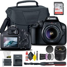 Canon EOS 4000D / Rebel T100 DSLR Camera with 18-55mm Lens Creative Filter