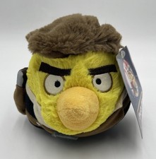 NEW Angry Birds HAN SOLO Star Wars 5" Plush Stuffed Animal Toy 2012 NWT