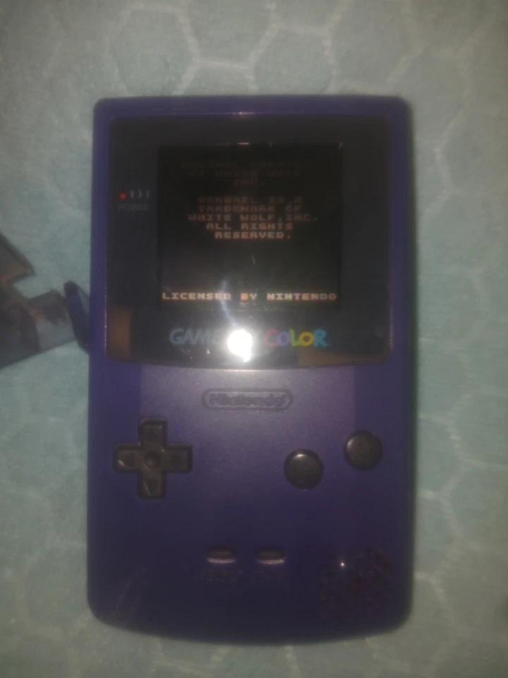 Nintendo Gameboy Color Atomic Purple W/ Pokemon Pinball Game & WWF Attitude - Image 2 of 4