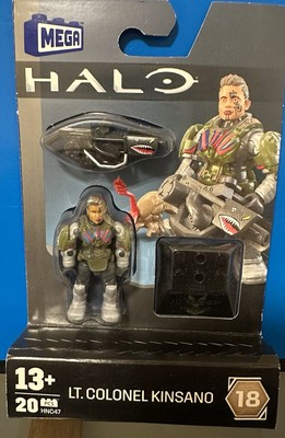 Mega Halo  18  Lt. Colonel Kinsano Mini Figurine Brand New