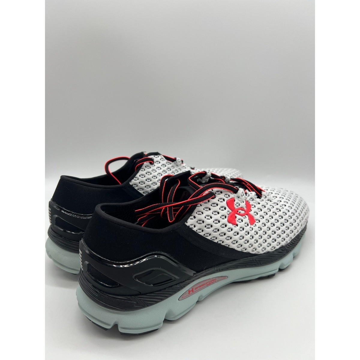 Under Armour SpeedForm Gemini White Black Red Running Shoes 3026770-106 Mens 10 Under Armour Speedform Gemini Red Black Men main image 2
