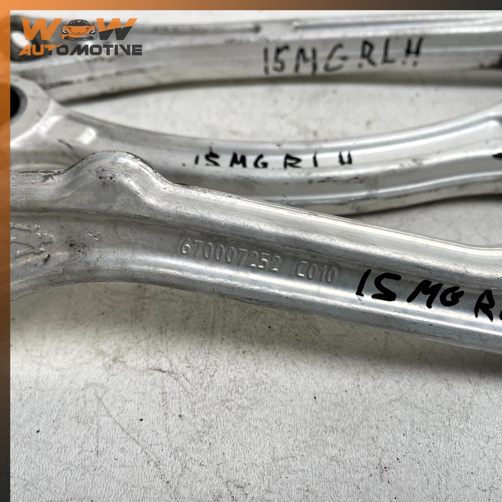 14-17 MASERATI GHIBLI REAR LEFT DRIVER SIDE CONTROL ARM SET OF 4 ITEM OEM