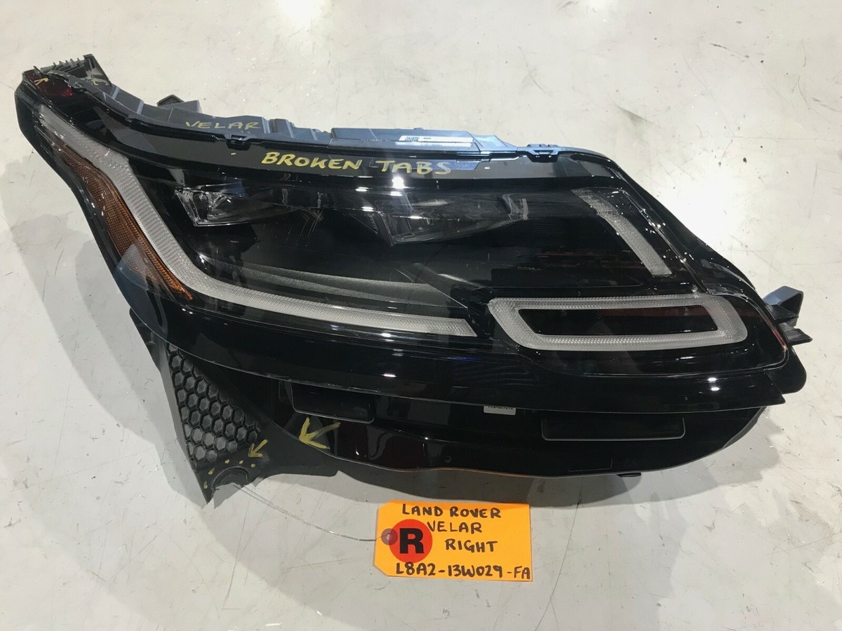 18-20 LAND ROVER RANGE ROVER VELAR OEM RIGHT LED HEADLIGHT LAMP