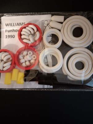 Pinball Elastic Kit - FUNHOUSE - 1990 - WILLIAMS - Pinball Rubber Kit