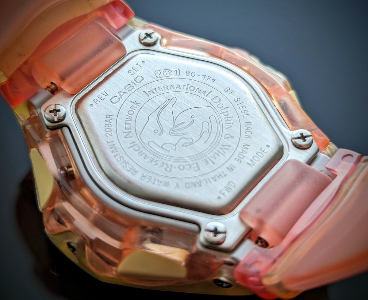 Casio RARE BABY-G BG171 International Dolphin & Whale Eco