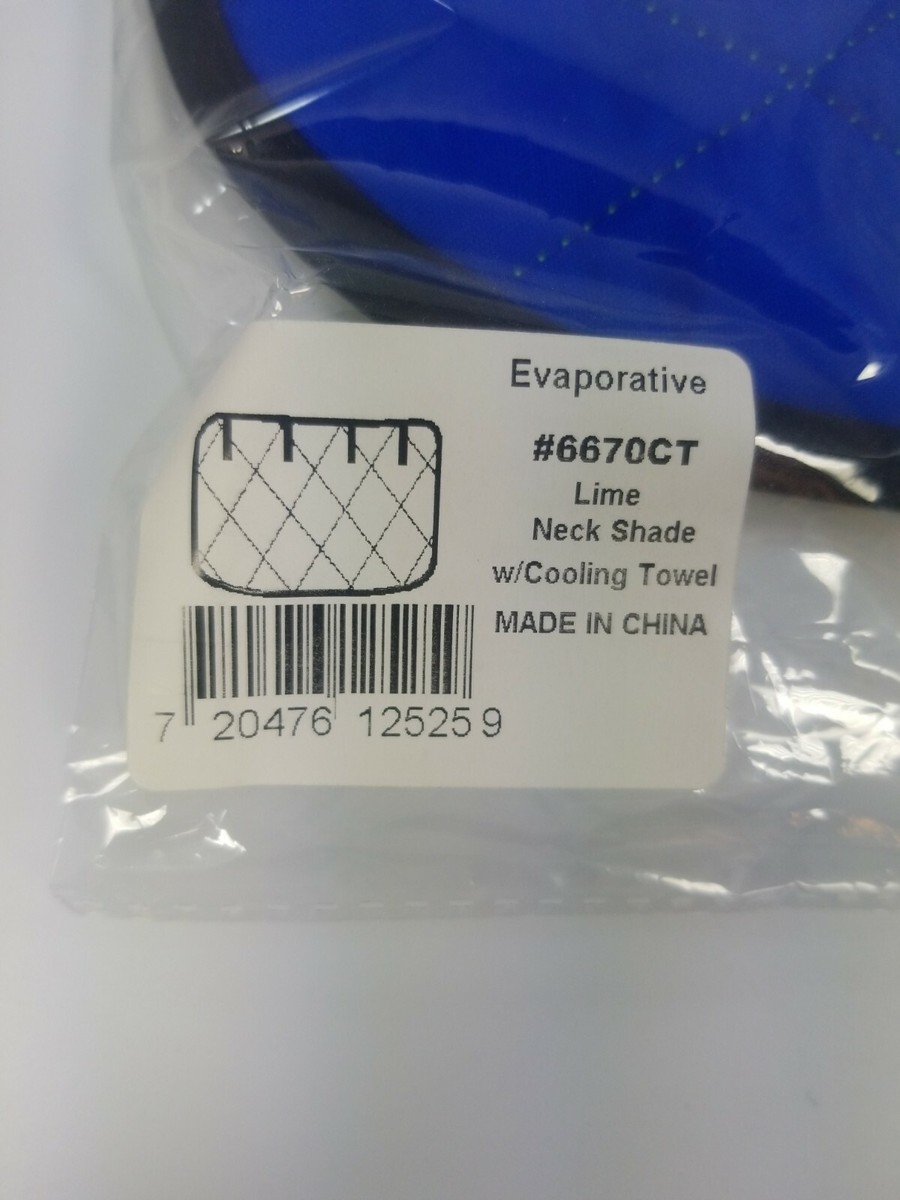 Ergodyne Chill-Its 6670CT Evaporative Cooling Hard Hat Neck Shade – Instant Cooling Relief For Hot Jobs