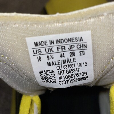 ADIDAS F-10 TRX FG SOCCER SHOES/CLEATS Mens Yellow, Black, White