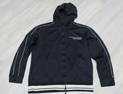 Men's Valentino Windbreaker Anywhen Paris Coach's Jacket Black