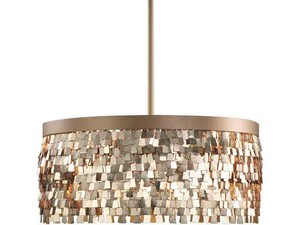 mid century drum chandelier