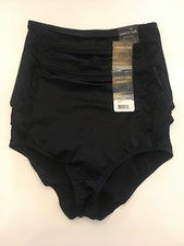 3 pairs Vanity Fair Micro Control Panty Brief, Black undershaper Size - M or XL