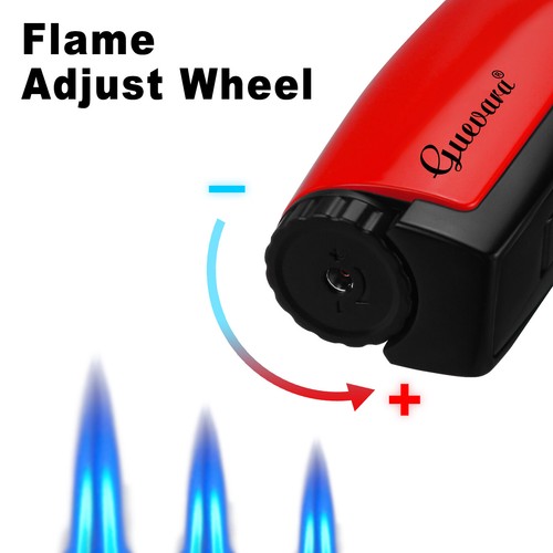 Torch Lighter Windproof Double Jet Flame Butane Lighter Adjustable Flame NO gas - Picture 6 of 13