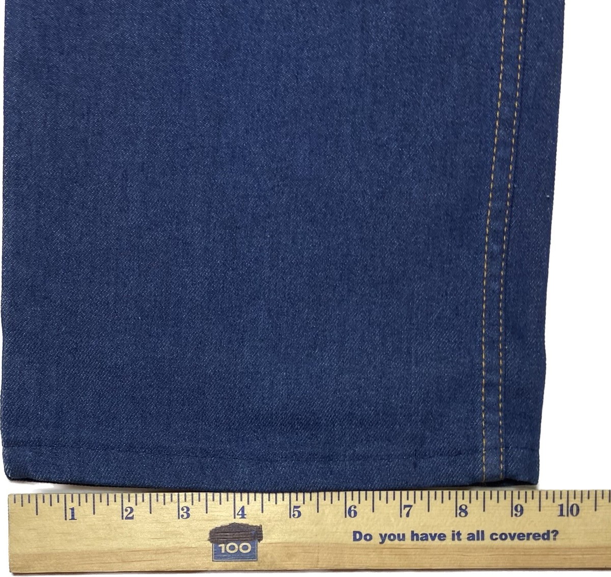 VINTAGE Levi's 547 Jeans 40x34 Blue Dark Wash Denim 80s 87' Orange
