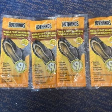 HotHands Air Activated ADHESIVE Insole Foot Warmers - 9 Hours of Heat - 03/25