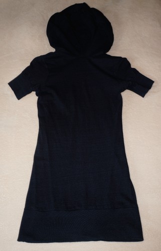 Oilily Pixelated Heart Navy Blue Hooded Top XXS - Picture 4 of 4