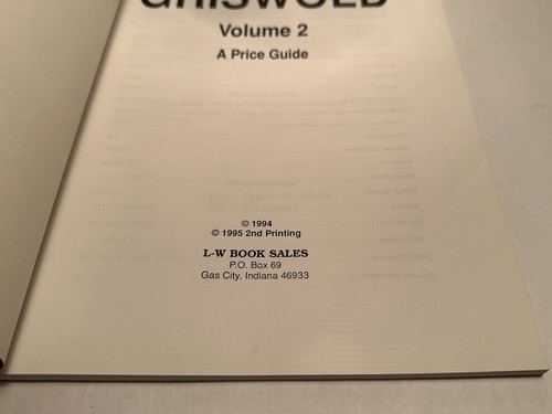 Griswold Volume 2: Cast Iron, Porcelain, Aluminum A Price Guide pans 1995 - 第 2/7 張圖片