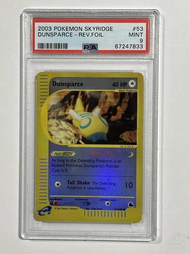 2003 Pokemon Skyridge - Dunsparce Rev.Foil #53 PSA 9 Mint