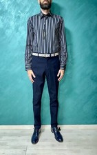 RRP 690$ NWT Dolce Gabbana Casual Dress Shirt Size 40/15.75/M Made In Italy