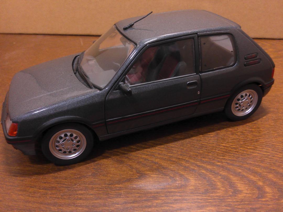 1/18 Peugeot 205 Gti 1.6 1988 Graphite Gray | eBay