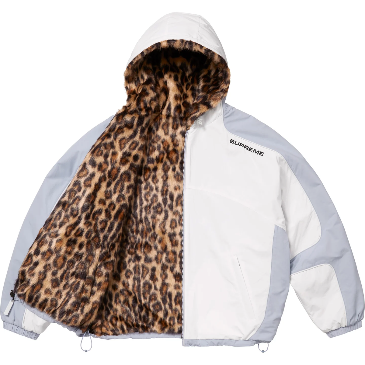 Supreme Faux Fur Reversible Hooded Track Jacket 3colors SS25