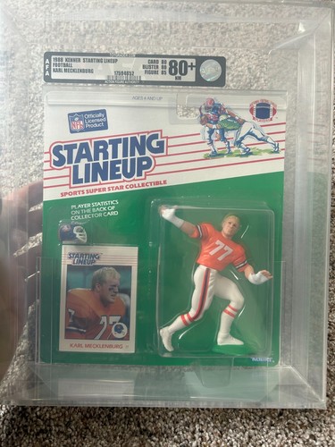 1988 Kenner Starting Lineup ~ Denver Broncos ~ Karl Mecklenburg ~ AFA 80+