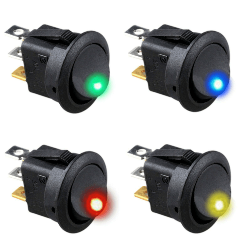 20 WIPPSCHALTER Kippschalter Set EIN/AUS 12 V LED Licht Auto Boot rund SPST 20 AMP - Bild 10 von 12