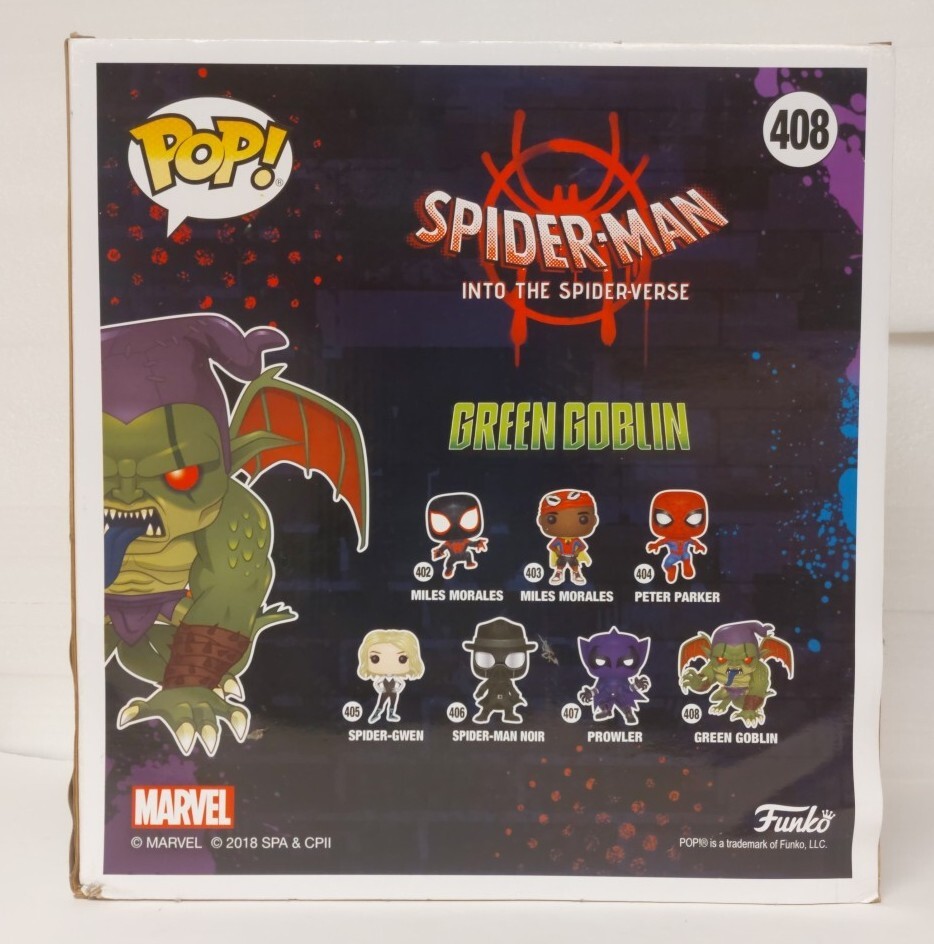 Funko Pop! Marvel Into the Spider-Verse 408 Green Goblin