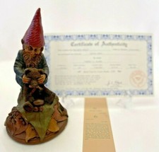 Tom Clark Clay Gnome Sculpture Guess Who? 1988 Item #5057 Ed. #84 COA Story Card