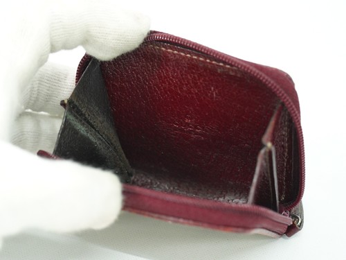 GUCCI GG Canvas 115255 Coin Purse Beige Bordeaux - Picture 7 of 10