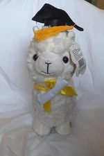 *CUTE! Graduation Alpaca Plush - Pre-owned with TAGS still on - Llama