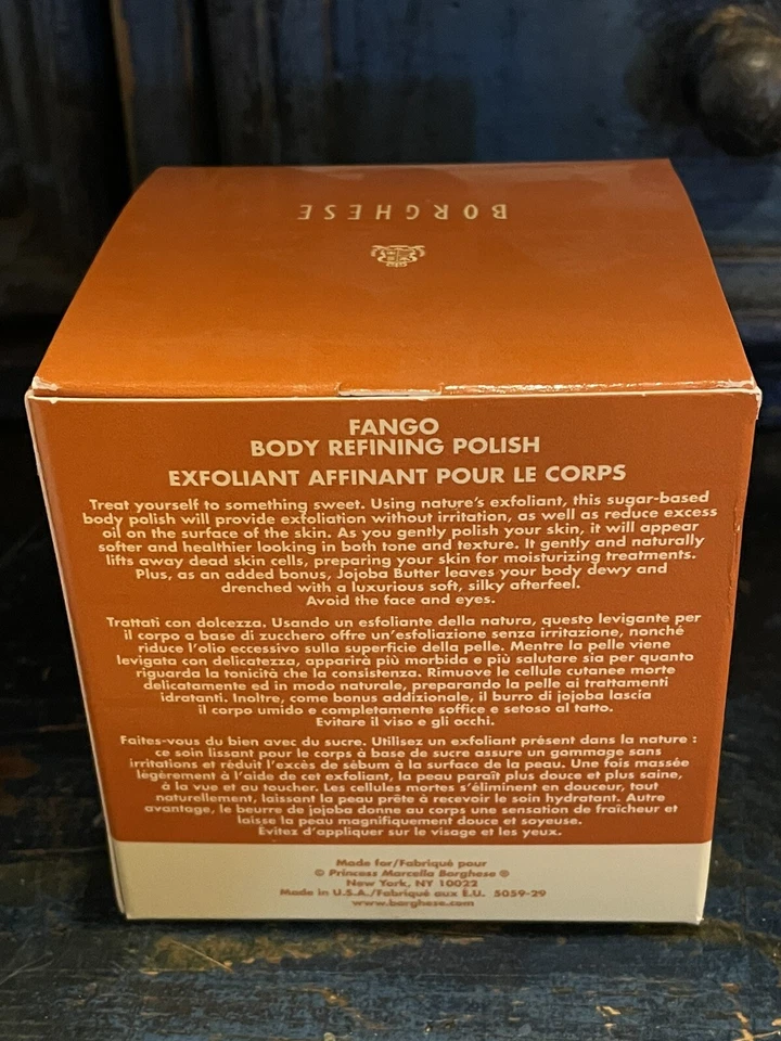 BORGHESE FANGO BODY REFINING POLISH  8 oz. /227 g.-BOXED - Image 2 of 4